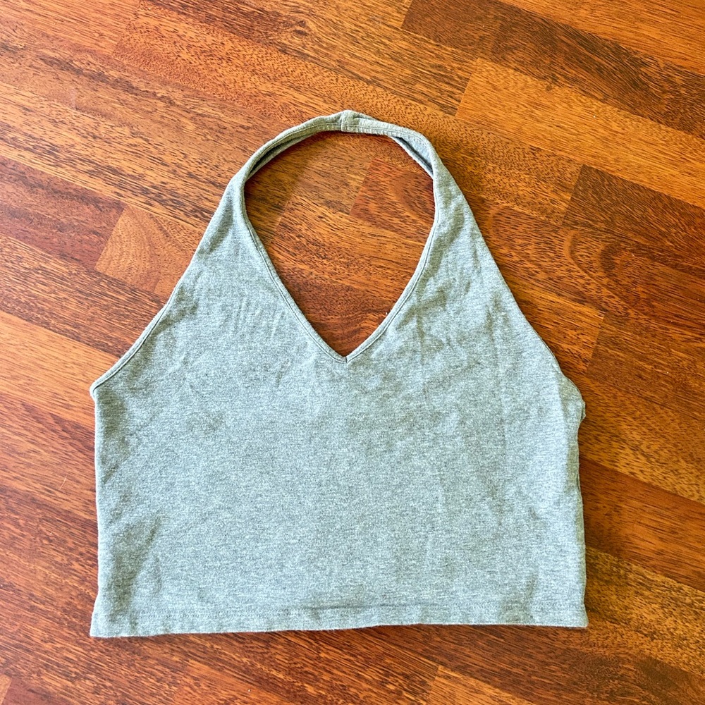 Gray Halter top